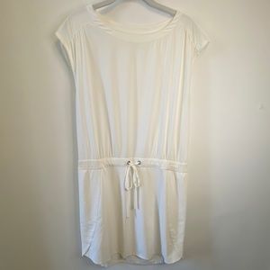 Athleta Sheer Draw String Mini Dress/coverup